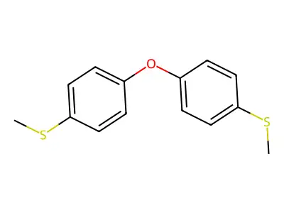 1-(Methylsulfanyl)-4-[4-(methylsulfanyl)phenoxy]benzene structure