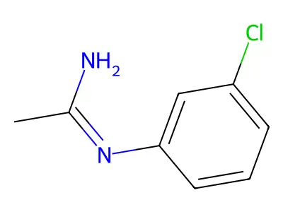 N'-(3-chlorophenyl)ethanimidamide structure