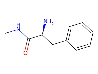 2-amino-N-methyl-3-phenylpropanamide structure