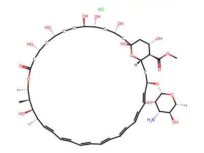 Amphotericin b methyl ester hydrochloride structure