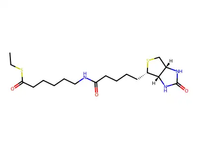 6-(Biotinylamino)thiocaproic Acid, S-Ethyl Ester structure