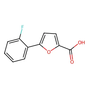 5-(2-氟苯基)呋喃-2-甲酸 structure
