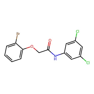 2-(2-bromophenoxy)-N-(3,5-dichlorophenyl)acetamide structure