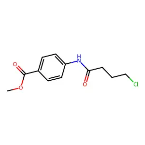 Methyl 4-(4-chlorobutanoylamino)benzoate structure