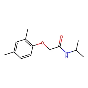 2-(2,4-dimethylphenoxy)-N-propan-2-ylacetamide structure