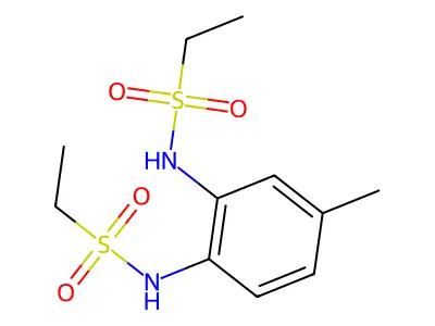 N-[2-(ethylsulfonylamino)-4-methylphenyl]ethanesulfonamide structure