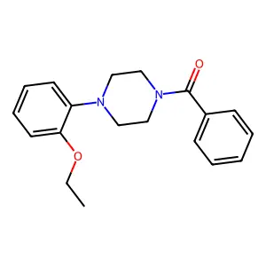 1-Benzoyl-4-(2-ethoxyphenyl)piperazine structure