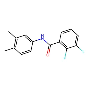 N-(3,4-dimethylphenyl)-2,3-difluorobenzamide structure