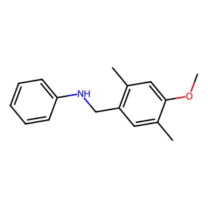 N-[(4-methoxy-2,5-dimethylphenyl)methyl]aniline structure