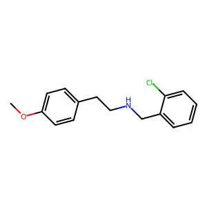 (2-Chlorobenzyl)[2-(4-methoxyphenyl)ethyl]amine structure
