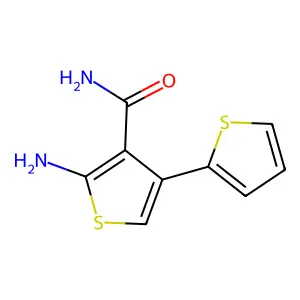 5'-Amino-(2,3'-bithiophene)-4'-carboxamide structure