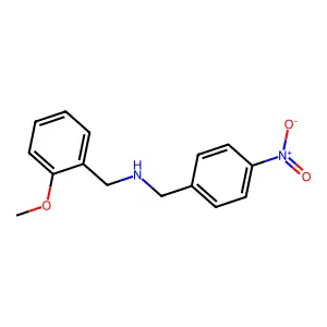 (2-Methoxybenzyl)(4-nitrobenzyl)amine structure