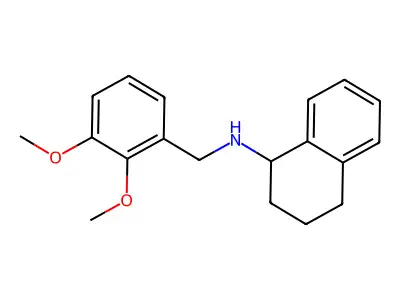 (2,3-Dimethoxybenzyl)1,2,3,4-tetrahydronaphthalen-1-ylamine structure