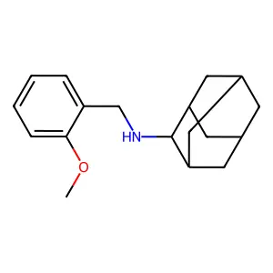 N-[(2-methoxyphenyl)methyl]adamantan-2-amine structure