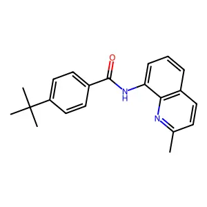 4-tert-butyl-N-(2-methylquinolin-8-yl)benzamide structure