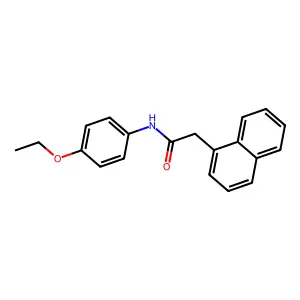 N-(4-ethoxyphenyl)-2-(1-naphthyl)acetamide structure