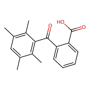 2-(2,3,5,6-Tetramethylbenzoyl)benzoic acid structure