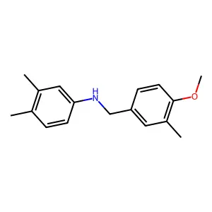 N-[(4-methoxy-3-methylphenyl)methyl]-3,4-dimethylaniline structure