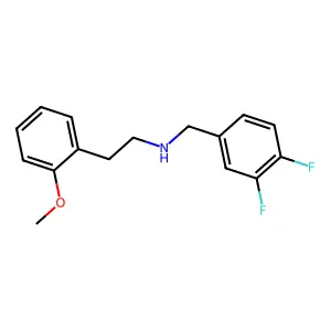 N-(3,4-difluorobenzyl)-2-(2-methoxyphenyl)ethanamine structure