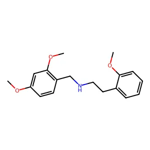 N-(2,4-dimethoxybenzyl)-2-(2-methoxyphenyl)ethanamine structure