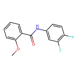 N-(3,4-difluorophenyl)-2-methoxybenzamide structure