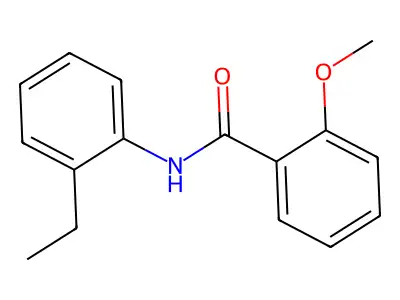 N-(2-ethylphenyl)-2-methoxybenzamide structure