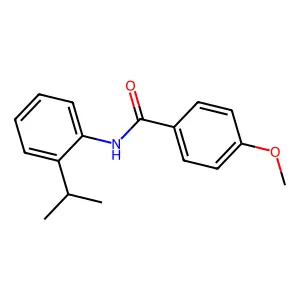 N-(2-Isopropylphenyl)-4-methoxybenzamide structure