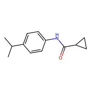 N-(4-isopropylphenyl)cyclopropanecarboxamide structure