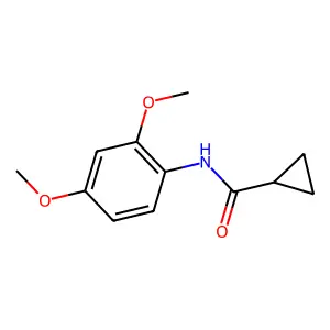 N-(2,4-dimethoxyphenyl)cyclopropanecarboxamide structure