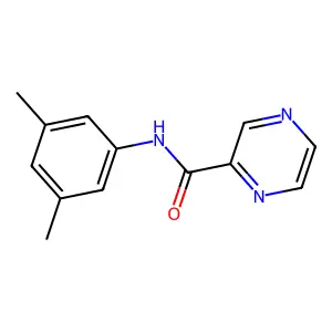 N-(3,5-dimethylphenyl)pyrazine-2-carboxamide structure