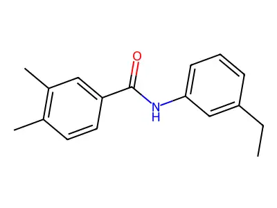 N-(3-ethylphenyl)-3,4-dimethylbenzamide structure