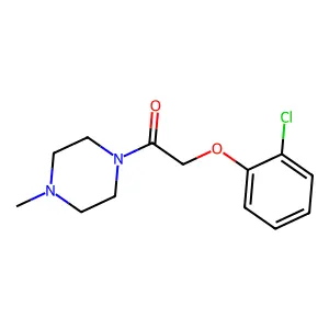 2-(2-Chlorophenoxy)-1-(4-methylpiperazin-1-yl)ethanone structure