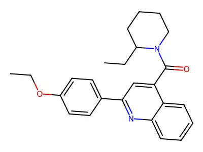 [2-(4-Ethoxyphenyl)quinolin-4-yl]-(2-ethylpiperidin-1-yl)methanone structure