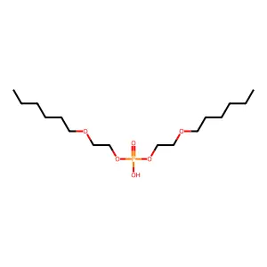 2-(己氧基)乙醇1,1'-磷酸氢酯 structure