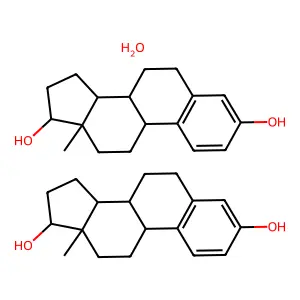 Estradiol Hemihydrate structure
