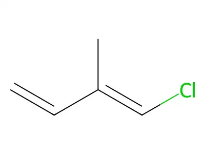 1,3-Butadiene, 1-chloro-2-methyl- structure