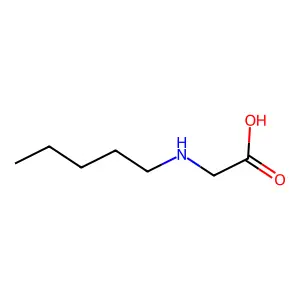 Glycine, N-pentyl- structure