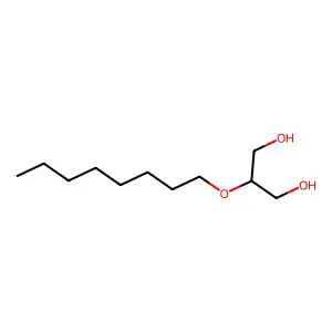 2-Octyl glyceryl ether structure