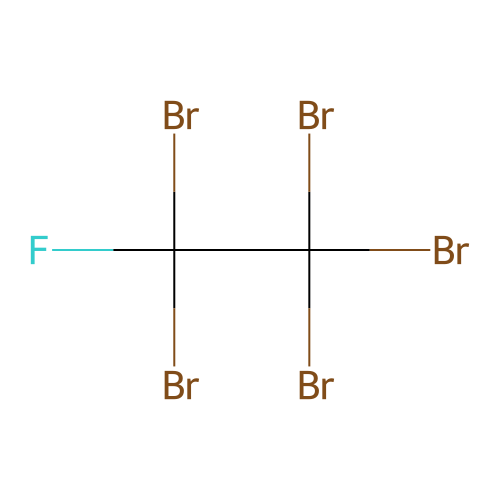Ethane, pentabromofluoro- structure