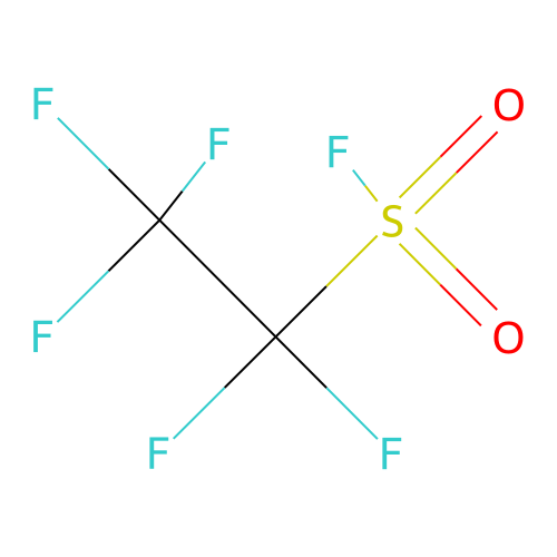 Ethanesulfonyl fluoride, 1,1,2,2,2-pentafluoro- structure