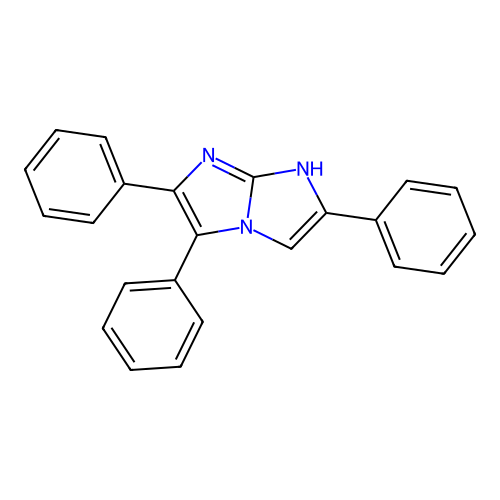 2,5,6-triphenyl-1H-imidazo[1,2-a]imidazole structure