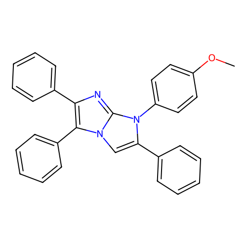 1-(4-methoxyphenyl)-2,5,6-triphenyl-1H-imidazo[1,2-a]imidazole structure