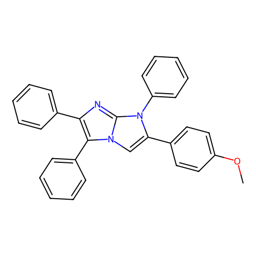 2-(4-methoxyphenyl)-1,5,6-triphenyl-1H-imidazo[1,2-a]imidazole structure