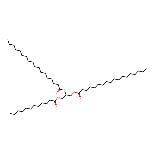 1-Lauryl-2,3-distearin structure