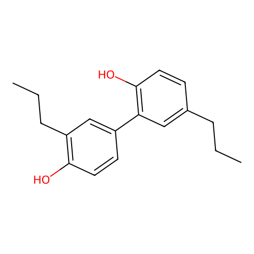 [1,1'-Biphenyl]-2,4'-diol, 3',5-dipropyl- structure