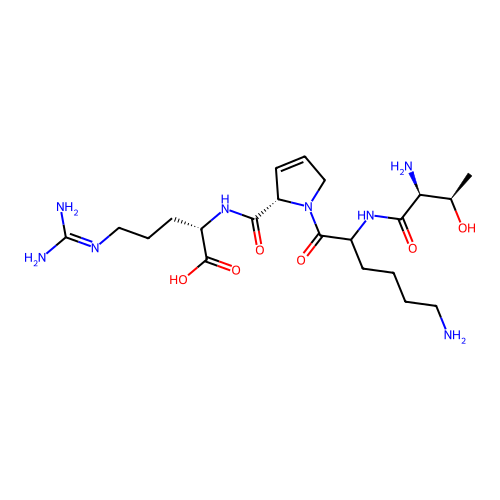 Tuftsin, (3,4-dehydro-pro)(3)- structure