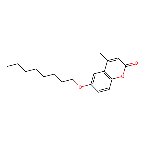 4-Methyl-6-octoxychromen-2-one structure