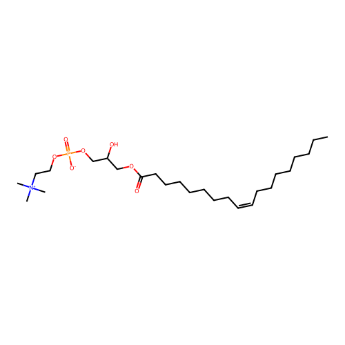 Oleoyl lysophosphatidylcholine structure