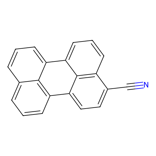 3-Perylenecarbonitrile structure