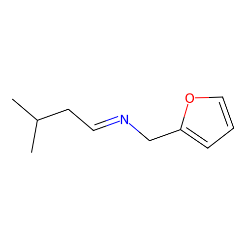2-Furfuryl-N-(3-methylbutylidene)amine structure